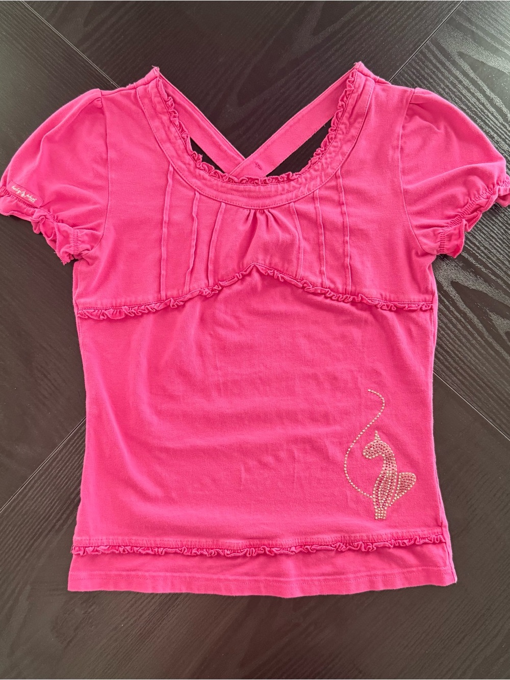Baby Phat Girlz Rhinestone Top Size XL